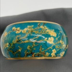 Vintage Almond Blossom Vincent Van Gogh Bangle Bracelet